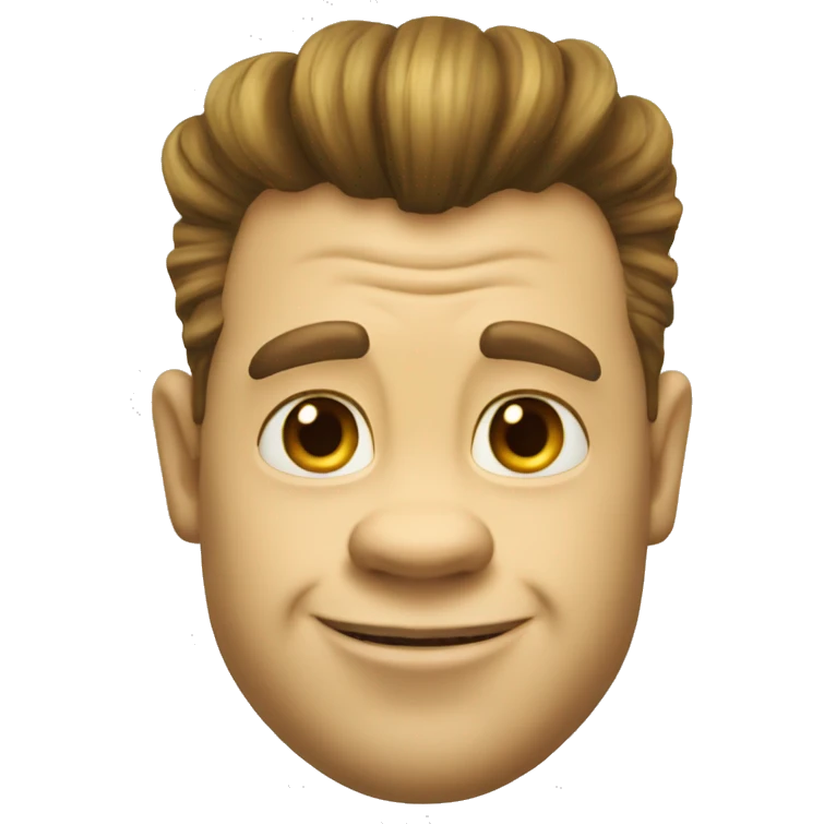 pompadore haircut, shrek, beefy emoji