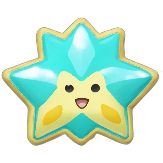 Pokemon Jirachi Badge Winter Slowflake GiftBox 2023 emoji