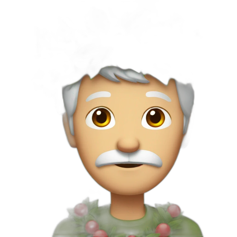 old man with wreath emoji