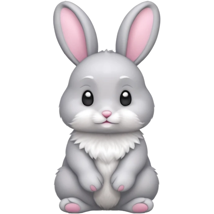 grey bunny  emoji