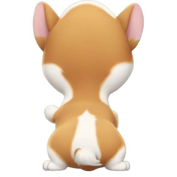 Corgi butt emoji