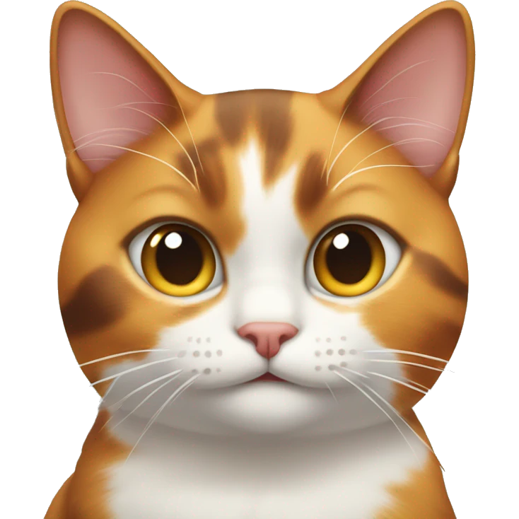 calico cat smirking emoji