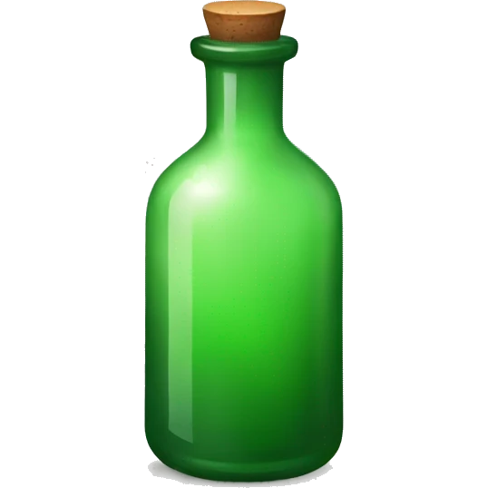 green potion bottle emoji