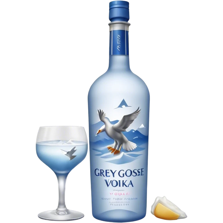 Grey Goose Vodka Bottle emoji