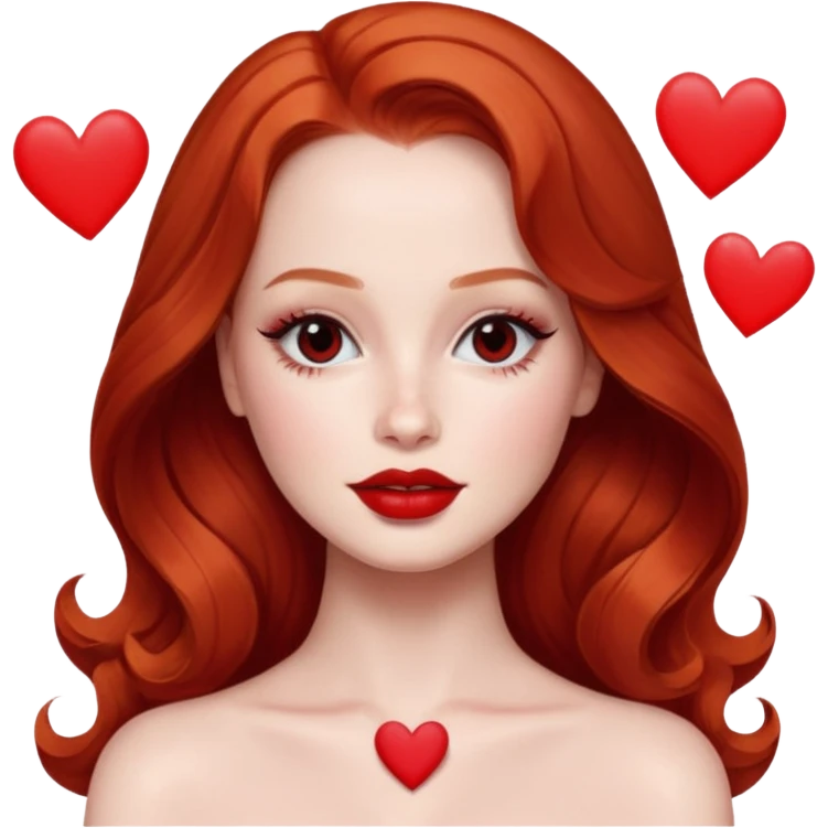 madelaine petsch with hearts emoji
