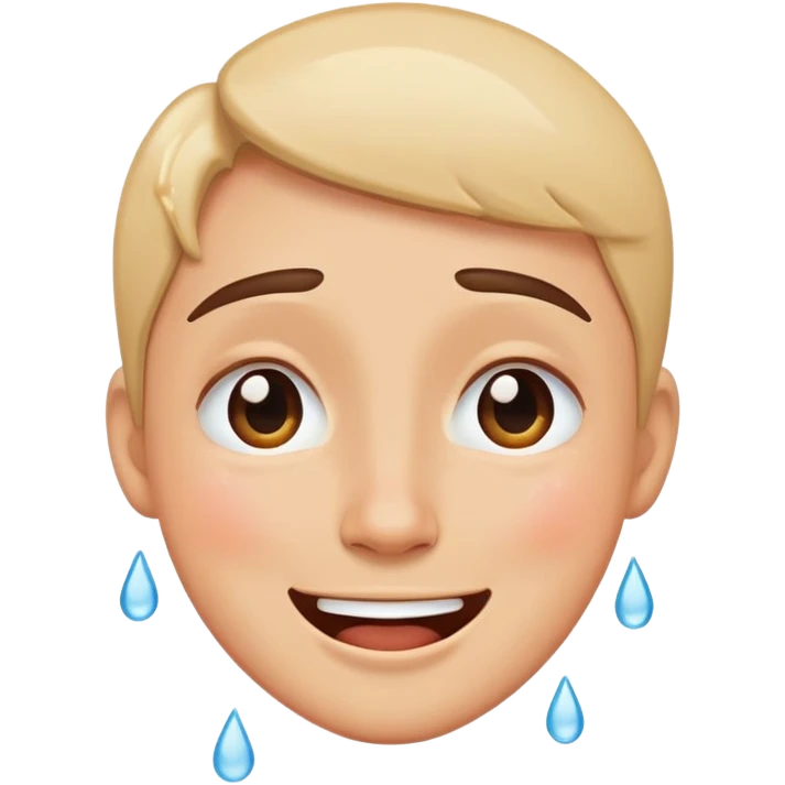 Happy cry emoji
