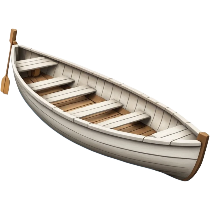 white rowing boat emoji