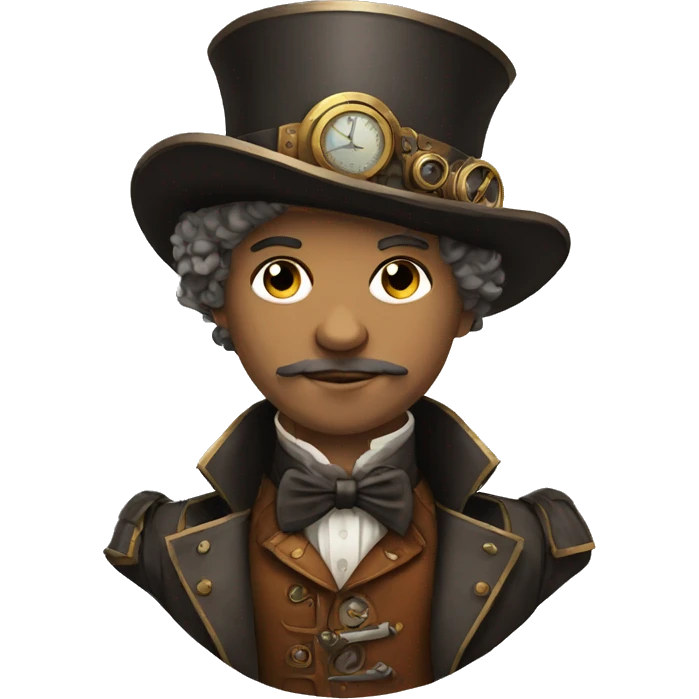Steampunk aristocrat with a mix of medieval  emoji