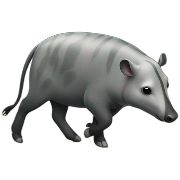 Tapir walking emoji