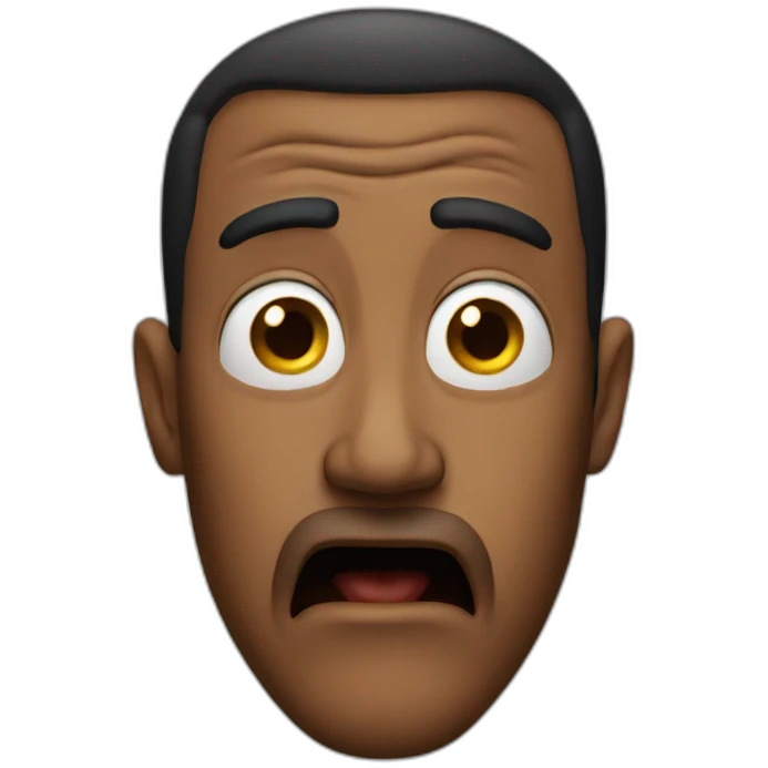shocked man meme emoji