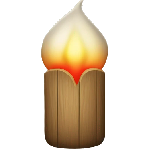 wooden match  emoji
