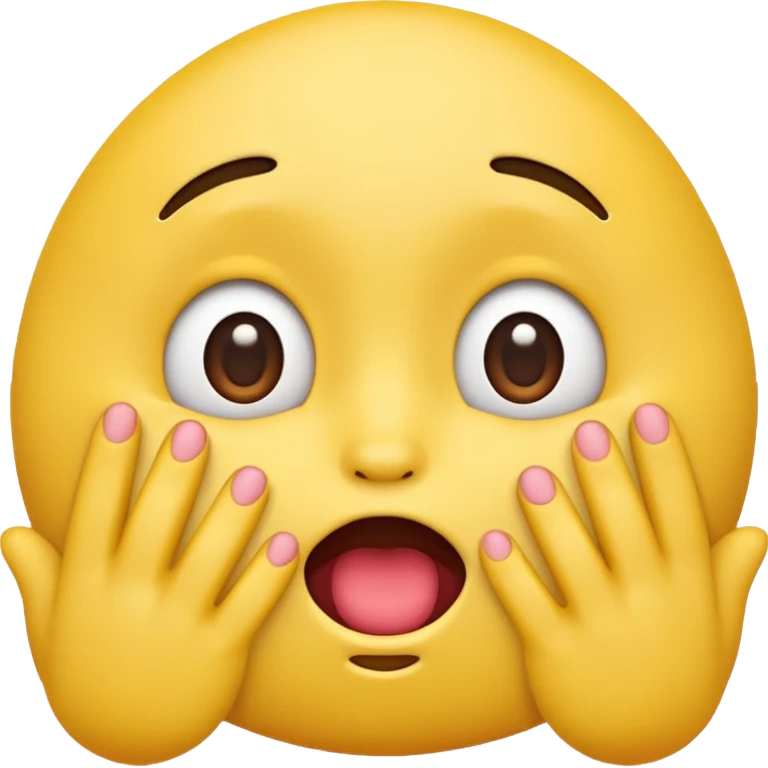 Paulo Dybala celebration with hand over mouth, but make it so you use the yellow emoji face emoji  and hand like a generic emoji dont gnereta paulo dybala him self emoji