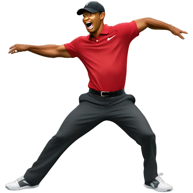 Tiger woods twerking emoji