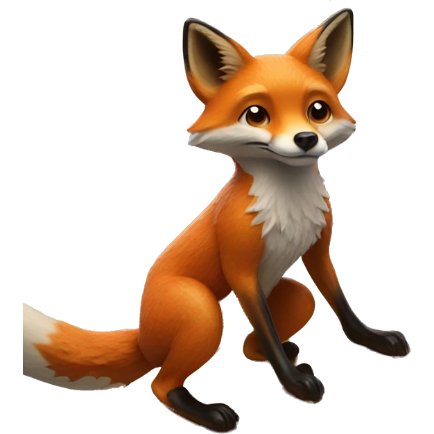 Fox on a surfboard  emoji