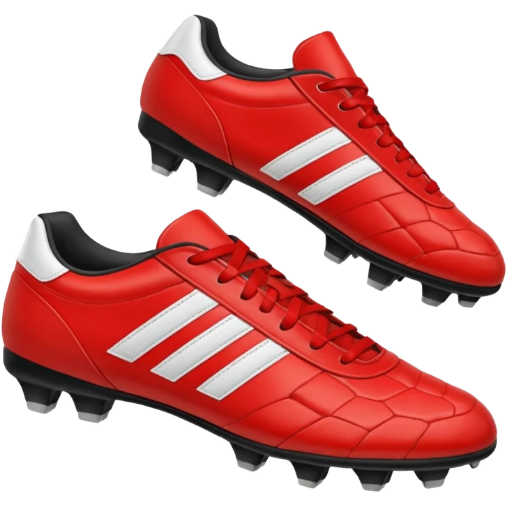 soccer shoes red emoji