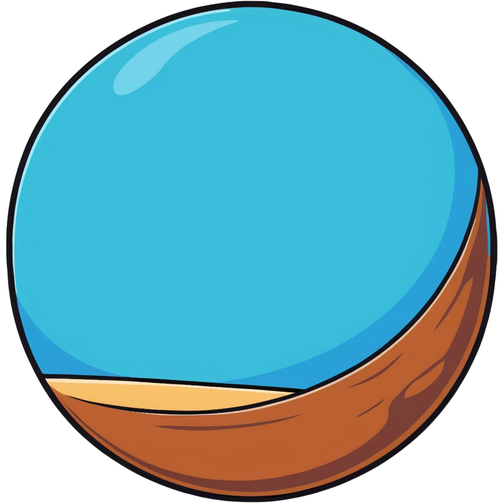 desert planet with spice harvester from Dune emoji