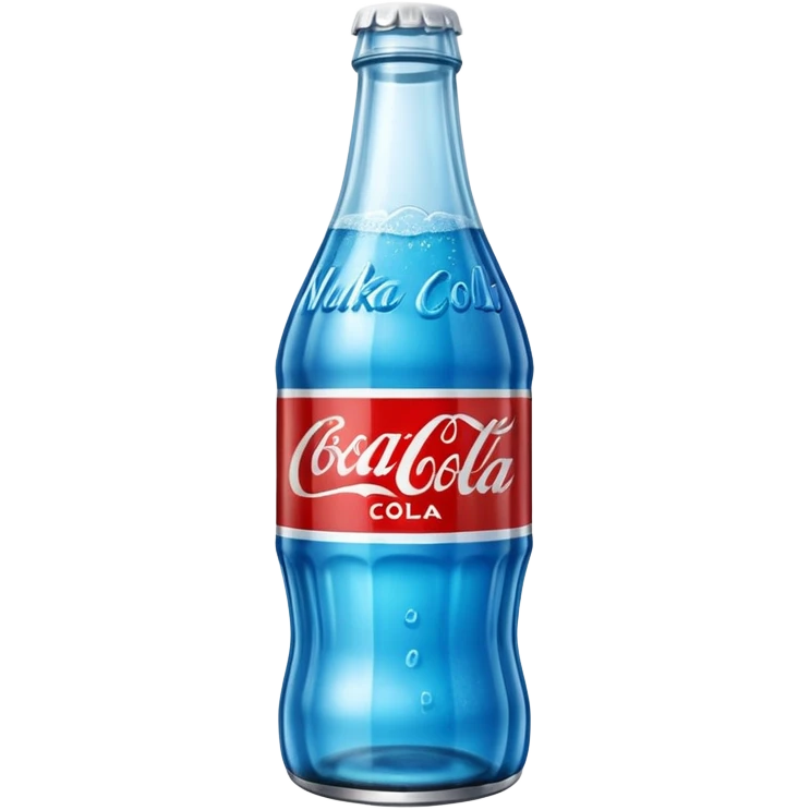 Nuka Cola blue bottle emoji