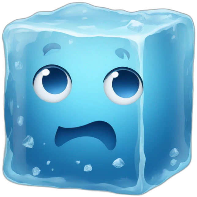 Ice cube emoji