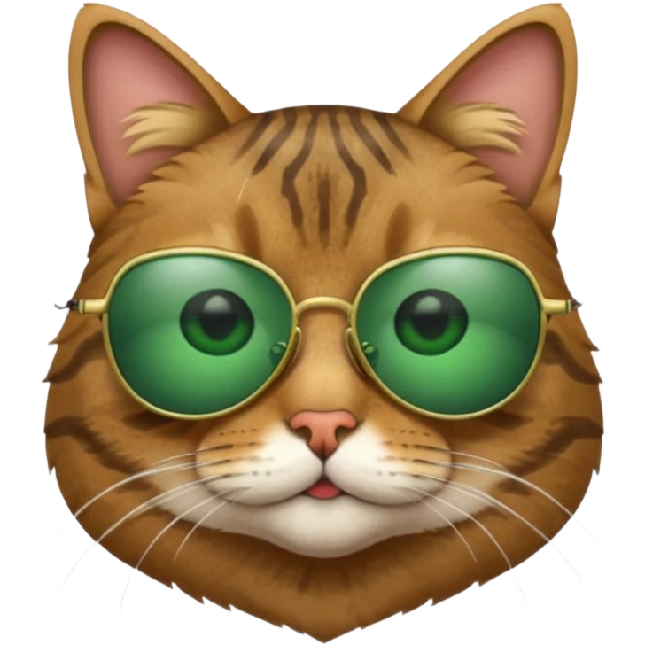 Cat wearing sunglasses emoji