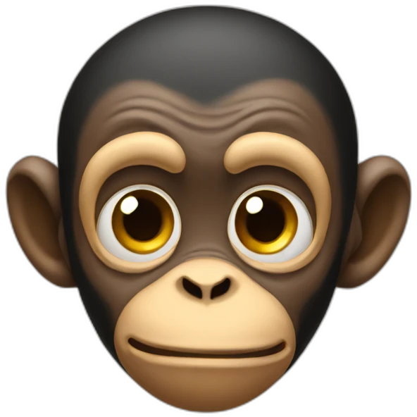 side eye monkey meme emoji