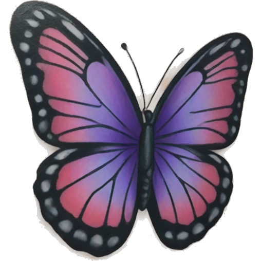 butterfly tattoo emoji