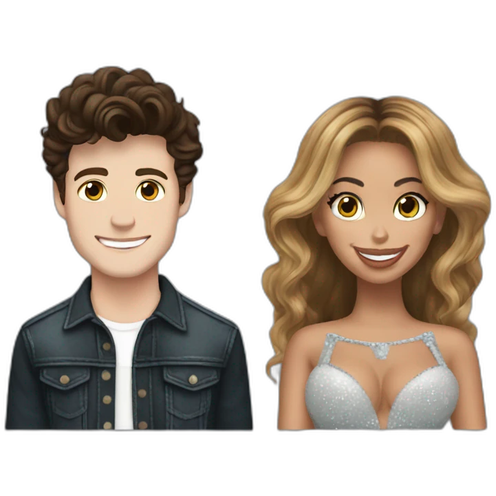 Shawn Mendes and Beyonce emoji