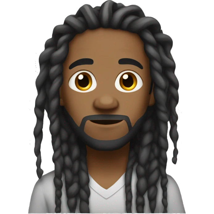 chill guy with dreadlocs emoji