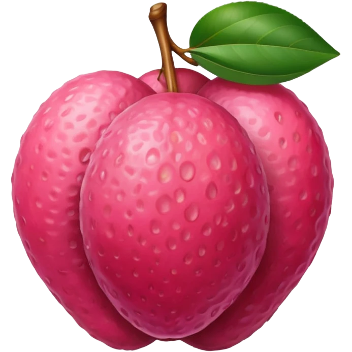 cute lychee emoji