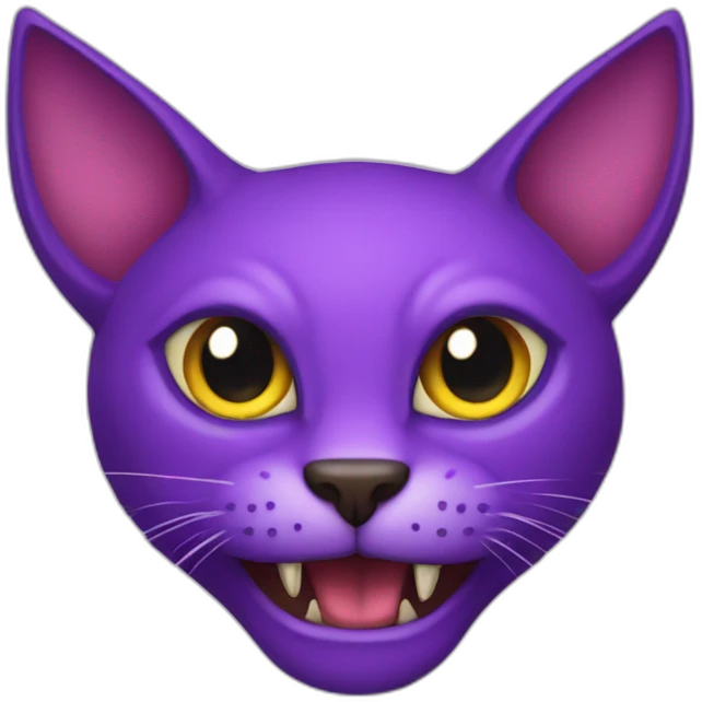 purple devil cat emoji