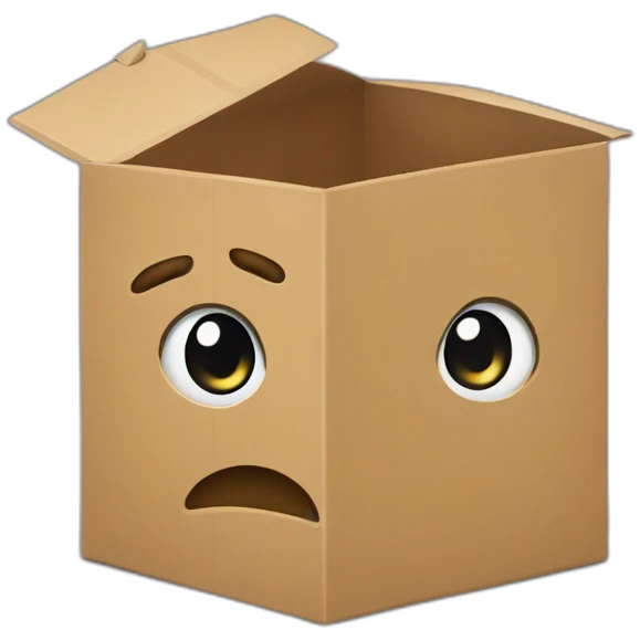 sad empty box emoji