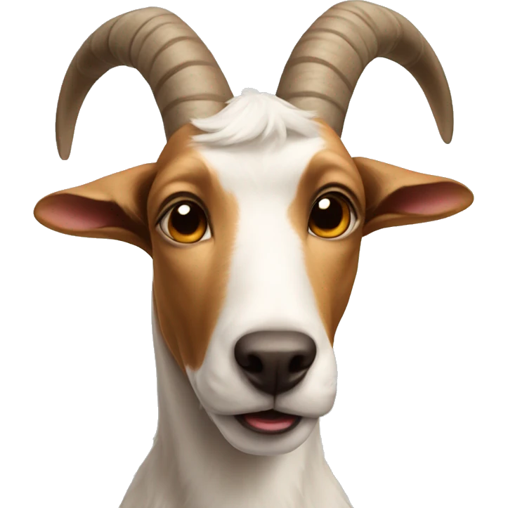 mix between a dog and a goat emoji