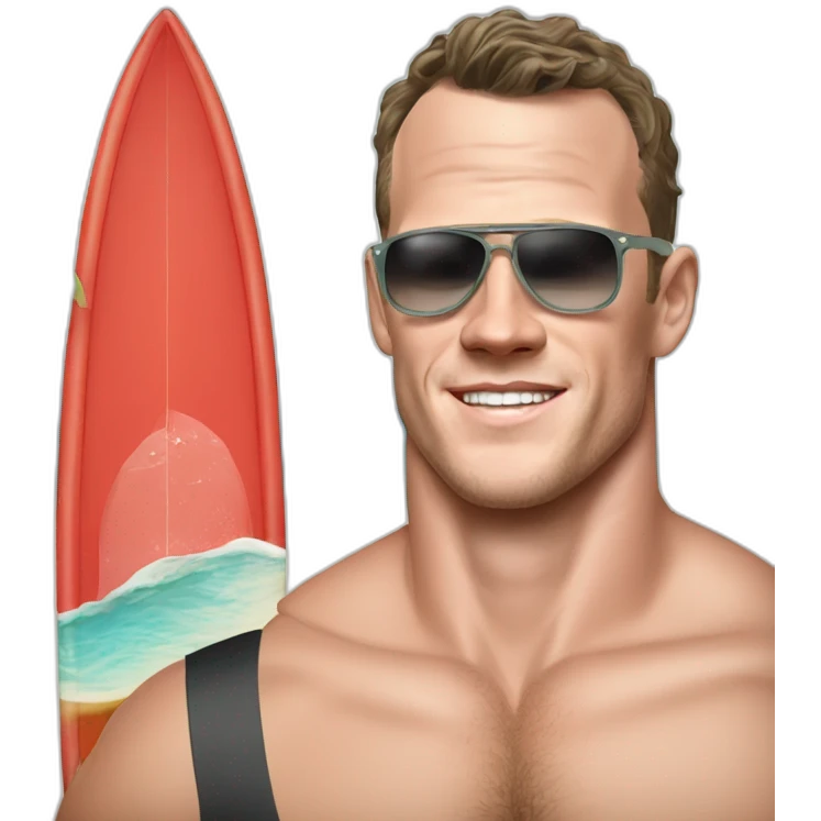 Jonathan Toews as beach bum emoji