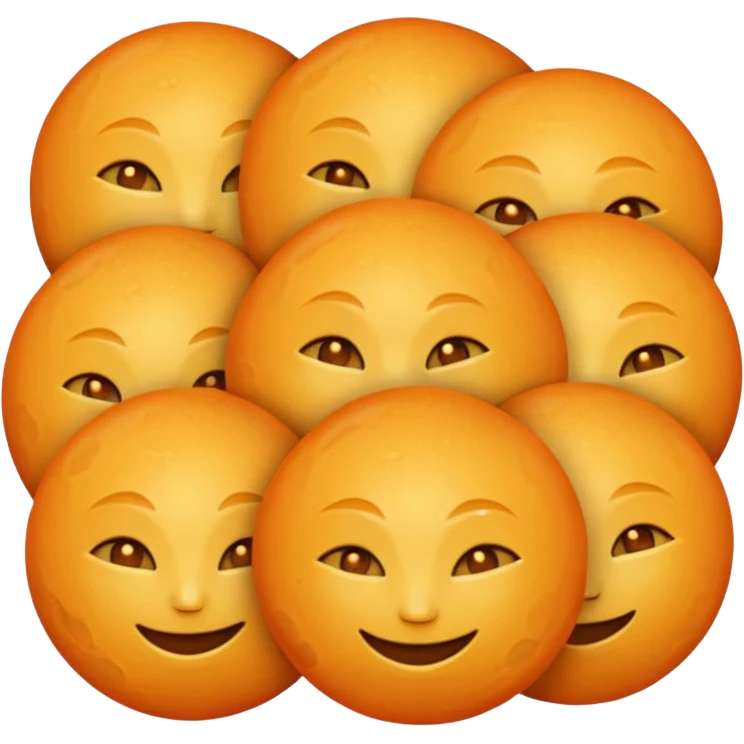 No a orange moon it’s the color orange but it’s a moon emoji style  emoji