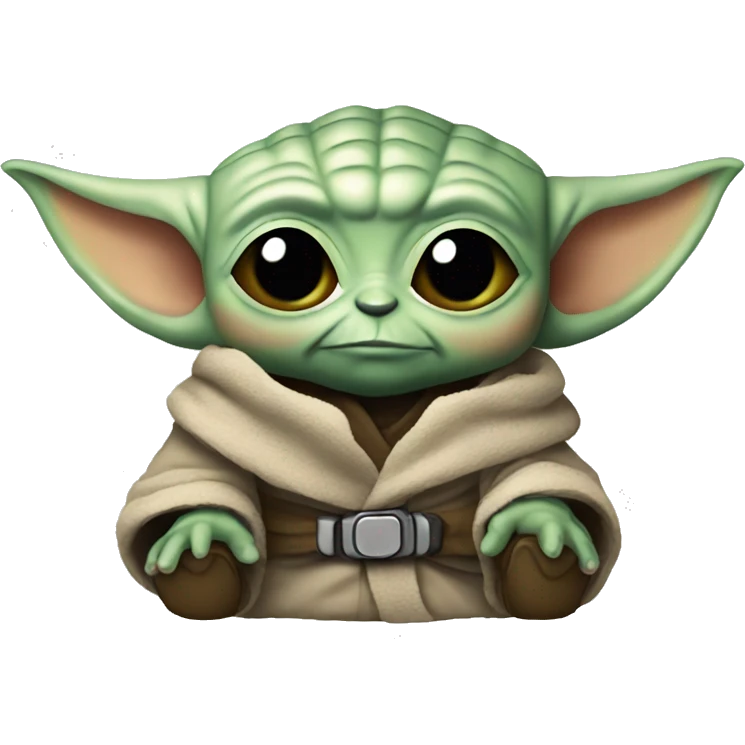 Rock Baby Yoda emoji