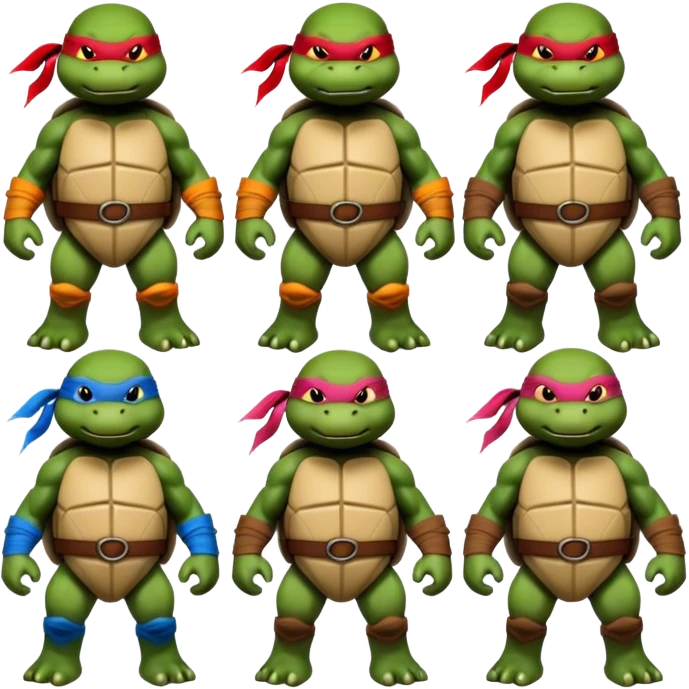 Teenage ninja mutant Turtles emoji