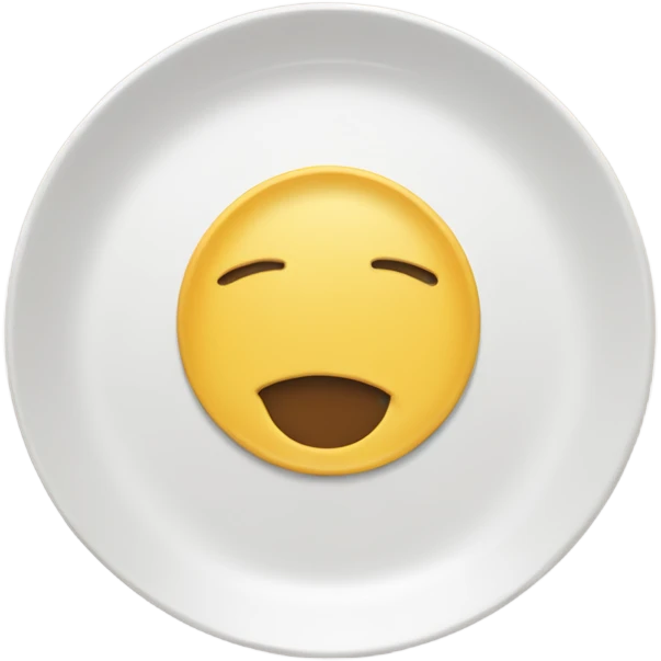 empty plate emoji