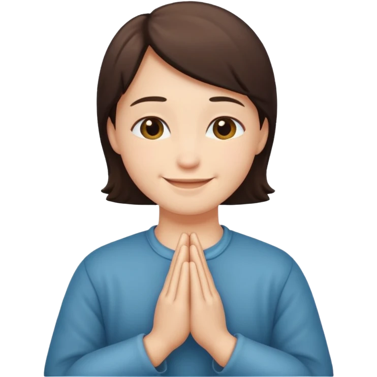 smile pray emoji