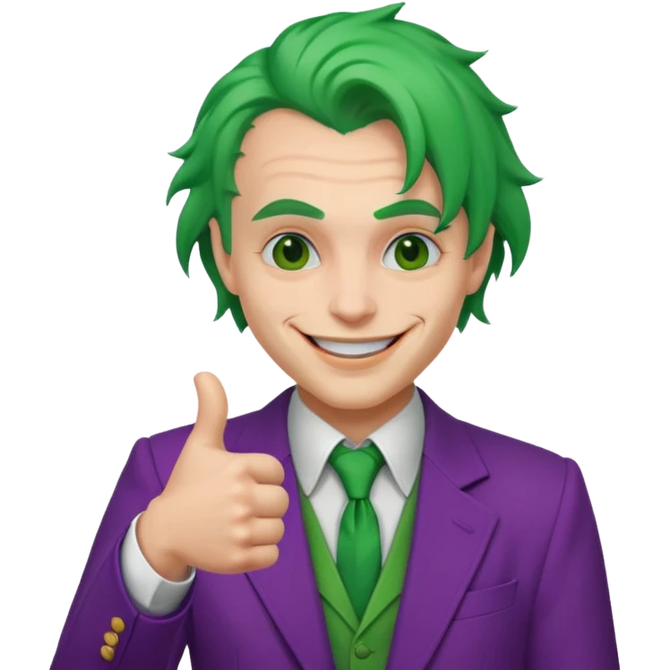 Joker 👍🏻 gösteriyor  emoji