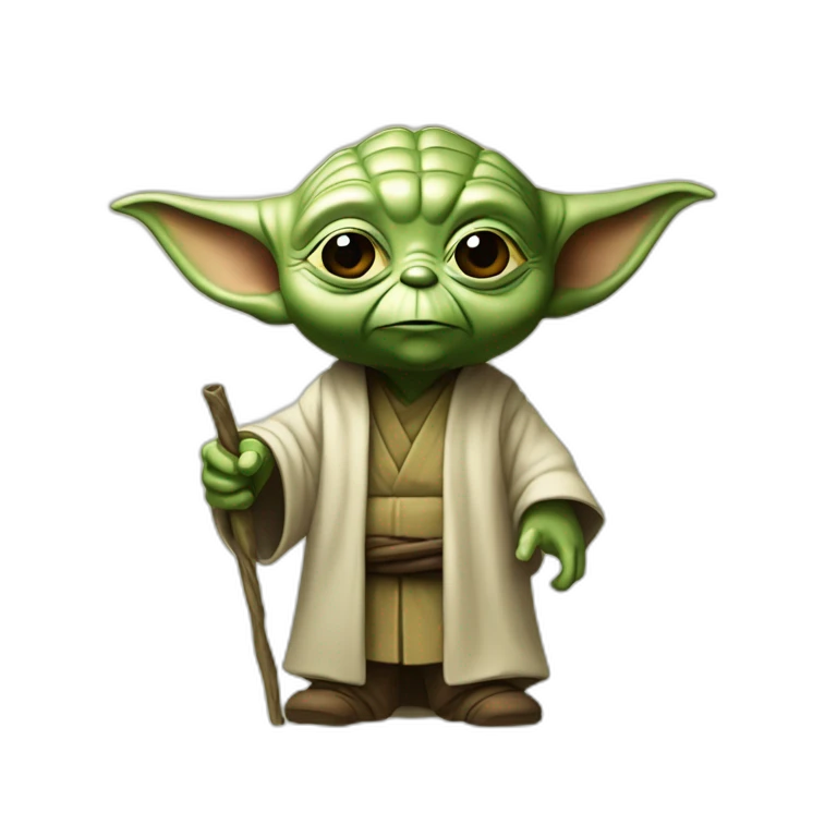 Yoda  bouteille de vins emoji