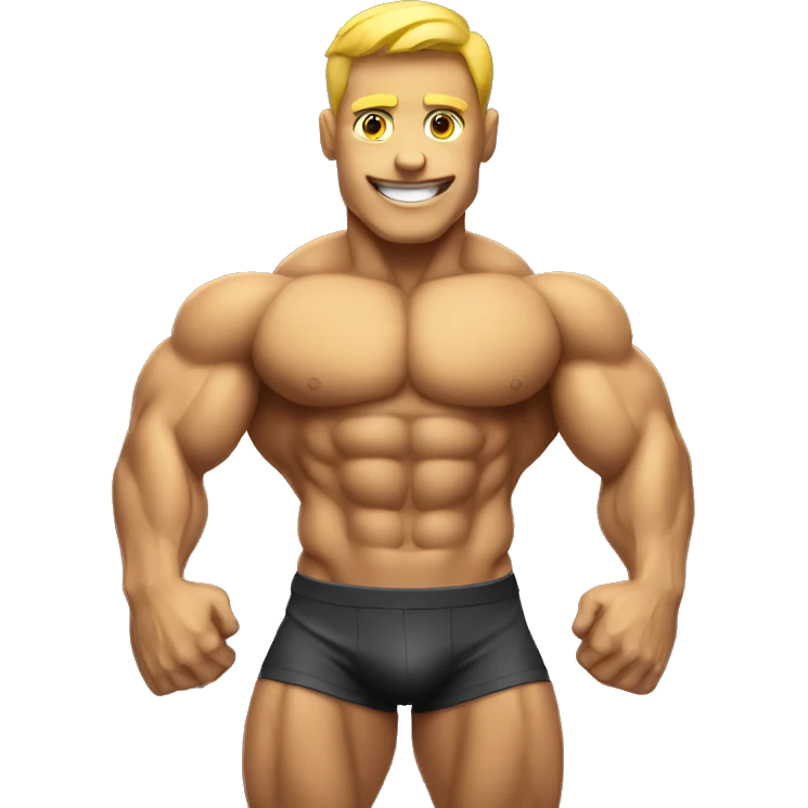 battery bodybuilder emoji