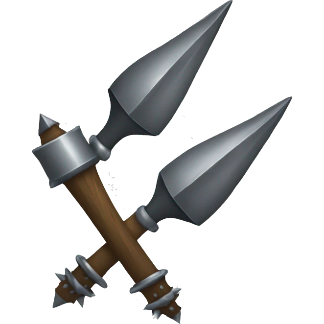 Mace with spikes emoji