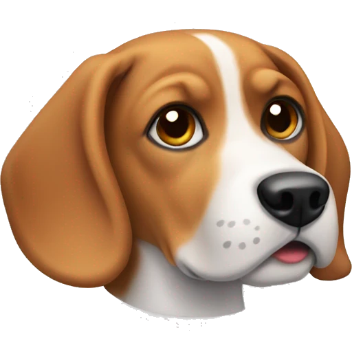 Dog beagle emoji