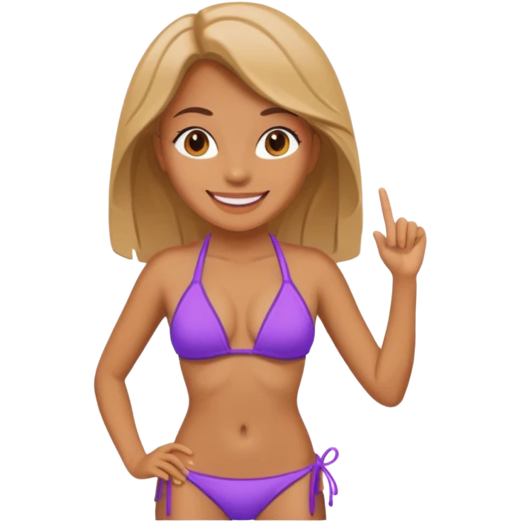 woman in a bikini  emoji