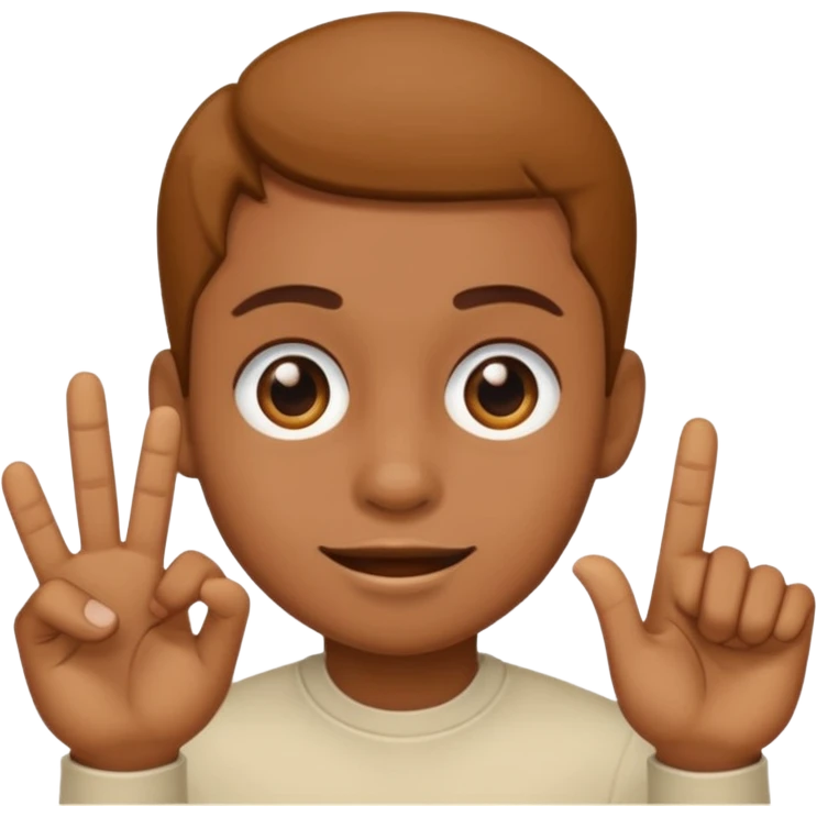 goochi and finger emoji