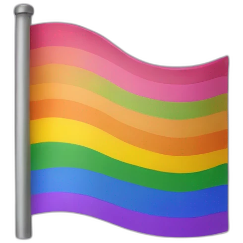 Gay flag emoji