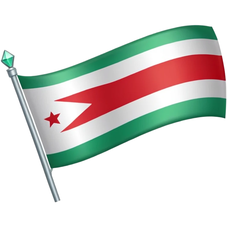 Syria green flag  emoji