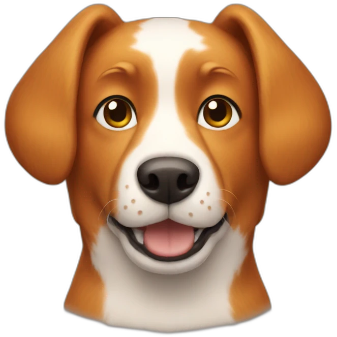 Ginger dog emoji