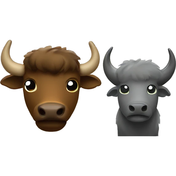 buffalo and a lightning storm emoji