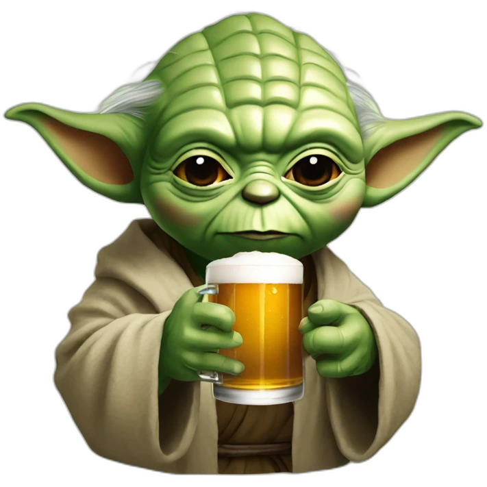 Yoda drik fhe biere emoji