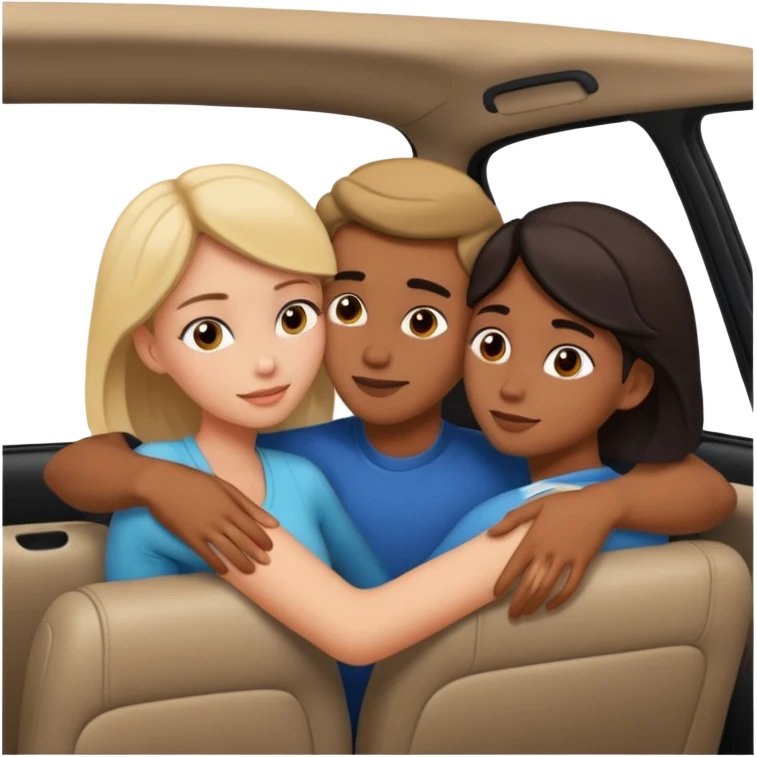 Having sex in backseat of car emoji